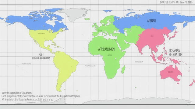 Novo mapa político da Terra