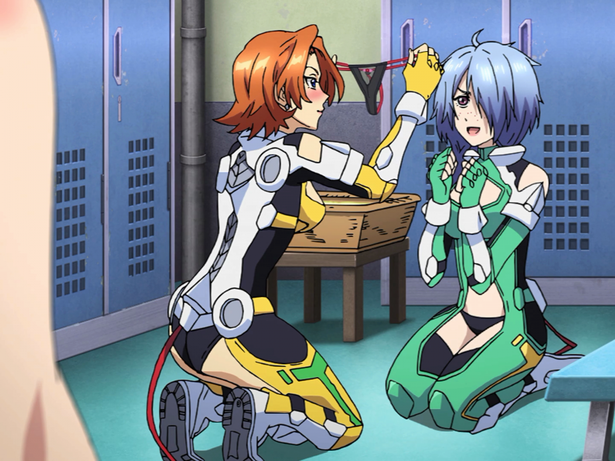 Cross Ange – ep 4 – As duas patetas