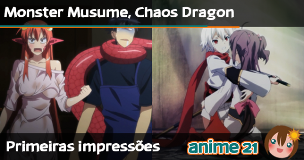 Monster Musume Chaos Dragon Primeiras impressões Anime