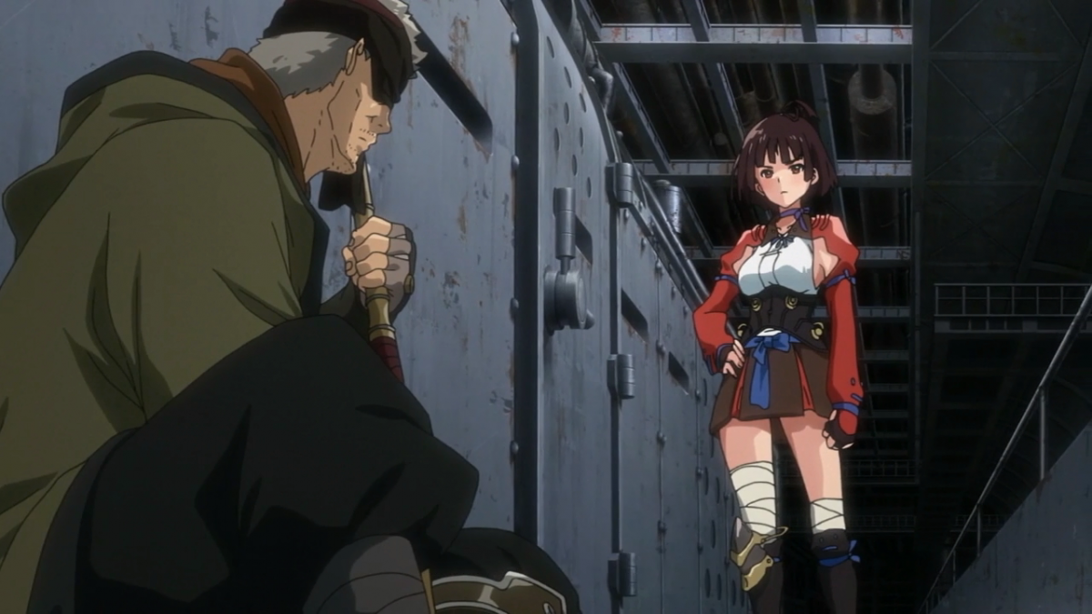 Koutetsujou no Kabaneri ep 2  Impressões e explicação da cena da cura 