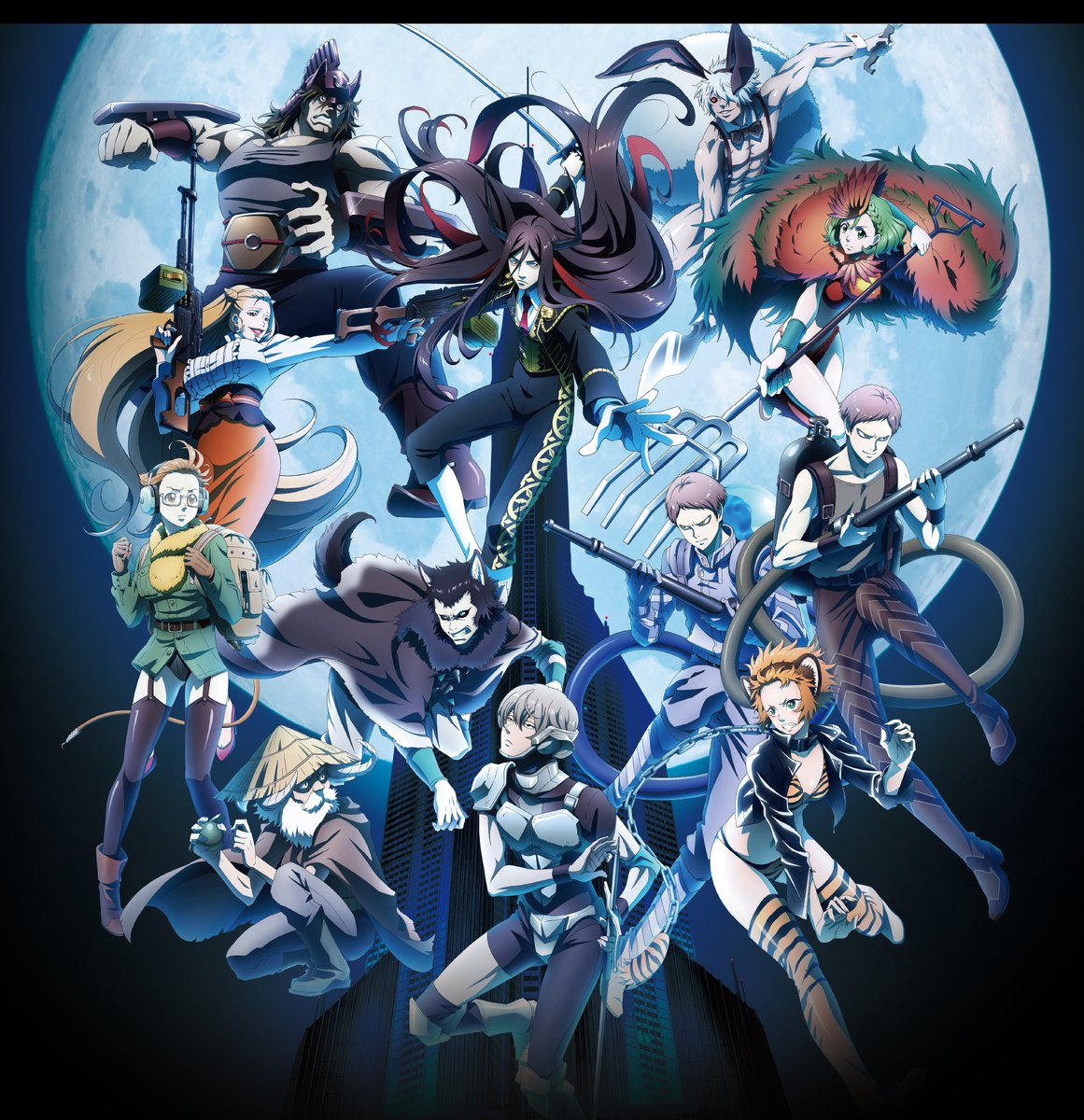 Os personagens e signos de Juuni Taisen