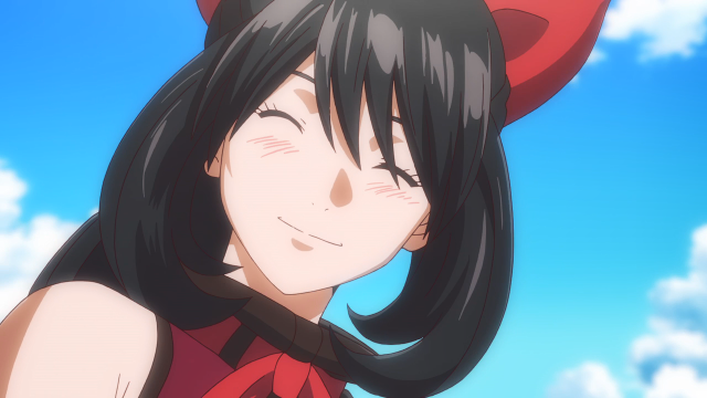 O sorriso da Asuka de outro mundo que derreteu até o coração da Yuu de outro mundo
