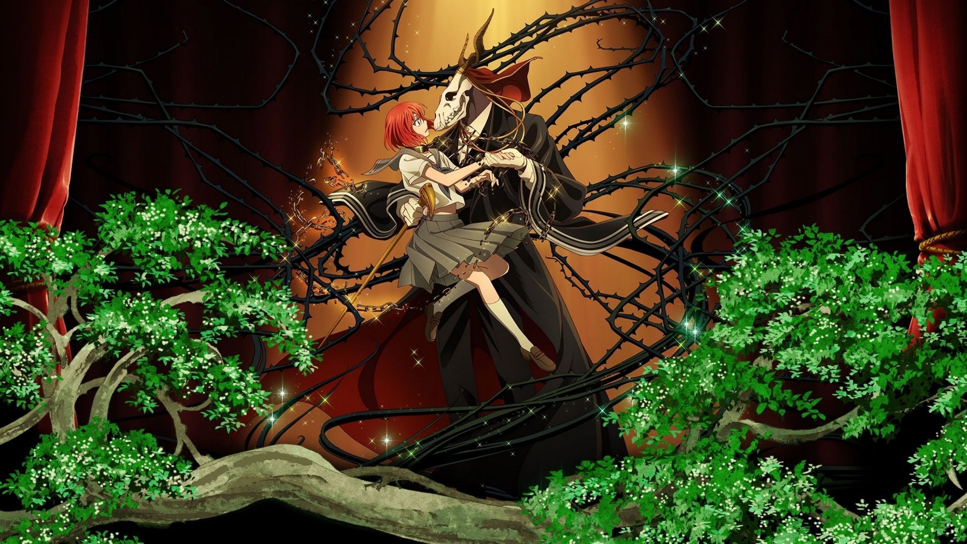 Elias and Chise. Mahoutsukai no Yome.  Personagens de anime, Anime, Casais  de anime