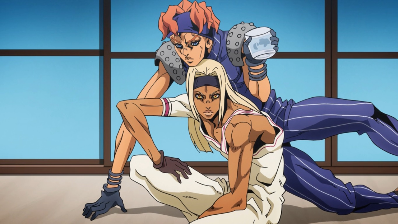 Jojo's Bizarre Adventure: Vento Aureo – ep 22 – The Clash entre Aerosmith e  Talking Heads