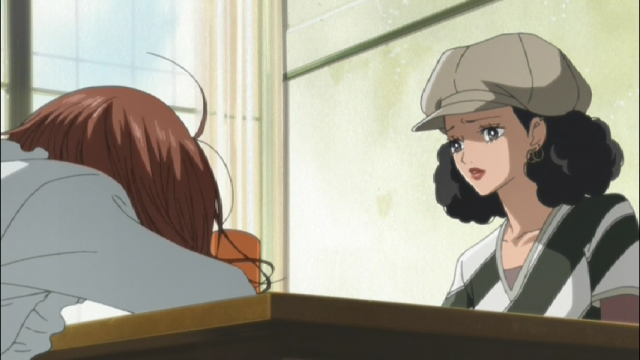 Junko vem consolar Hachi após ela romper com Shouji, mas acaba dando uma bronca