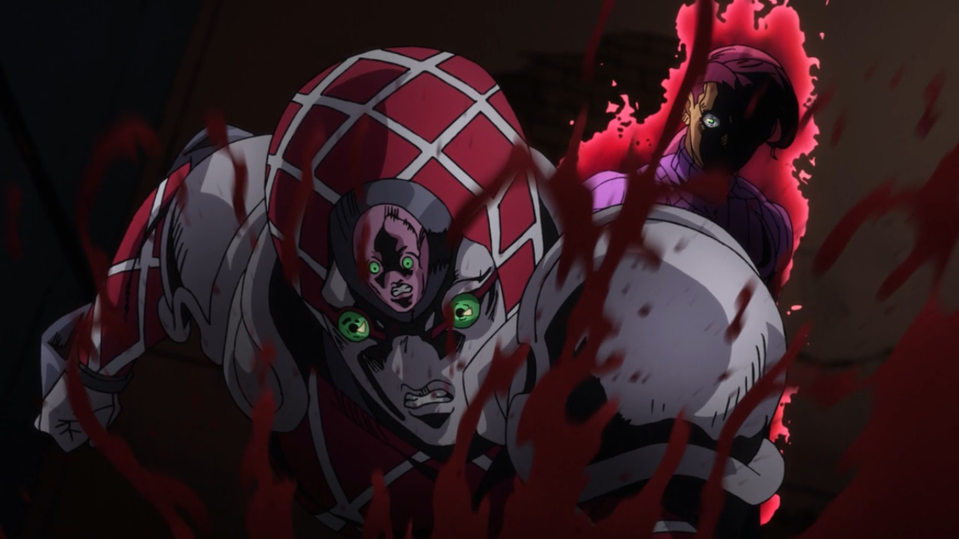 Jojo's Bizarre Adventure: Vento Aureo – ep 32 – Quem toma porrada é o  Doppio, mas quem sofre o golpe é a gente