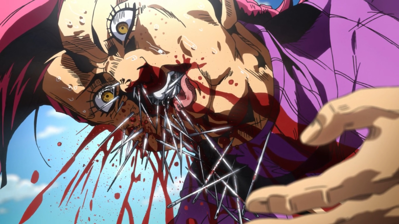 Jojo's Bizarre Adventure: Vento Aureo – ep 32 – Quem toma porrada é o  Doppio, mas quem sofre o golpe é a gente