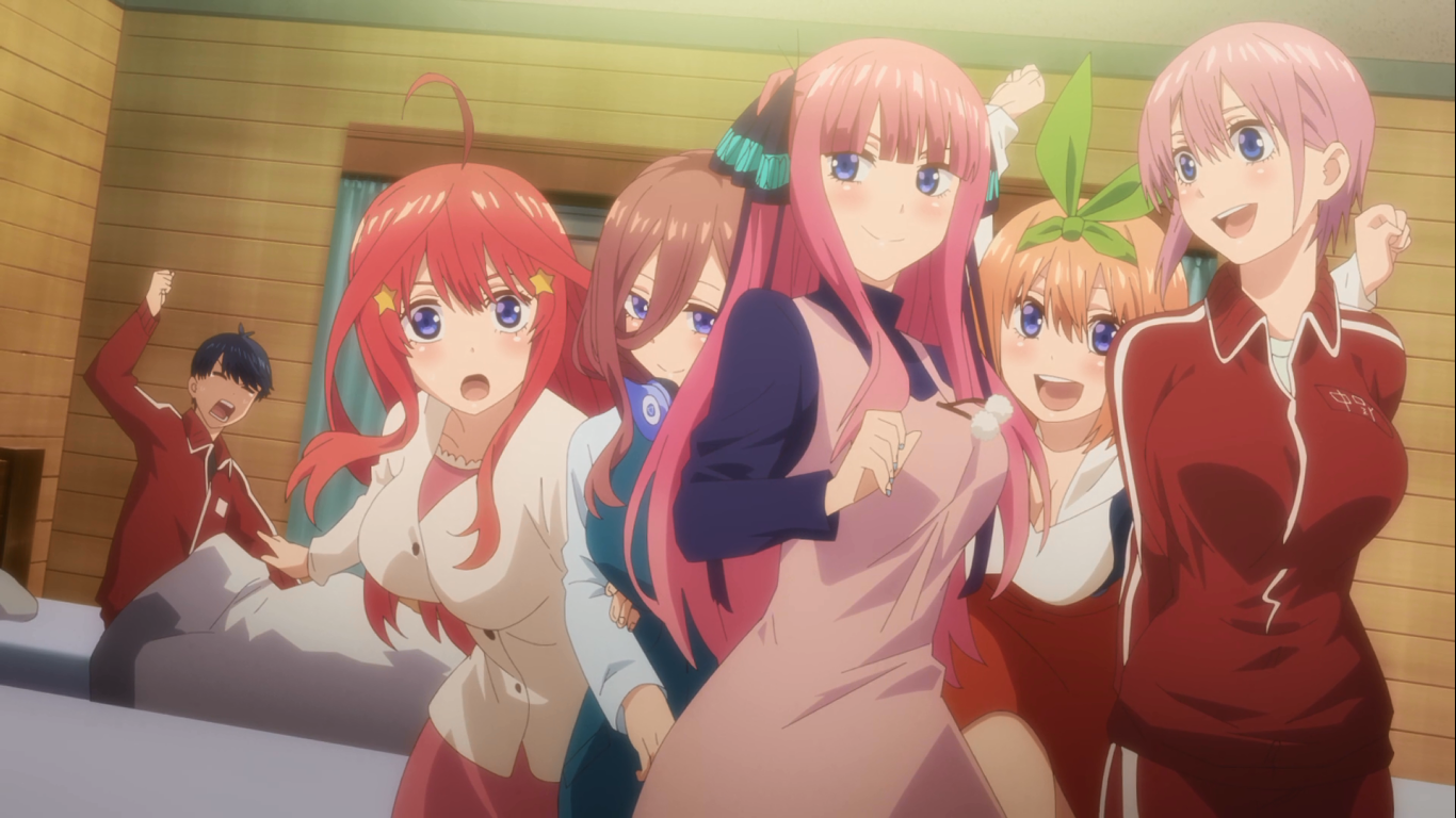 O Filme de Gotoubun no Hanayome já Arrecadou 2 Bilhões de Ienes