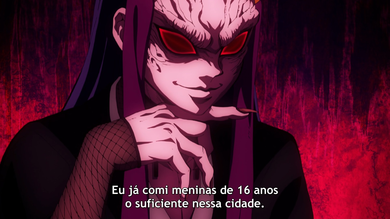 o oni que faz todos os outros tremerem com. sua presença #Anime #demo