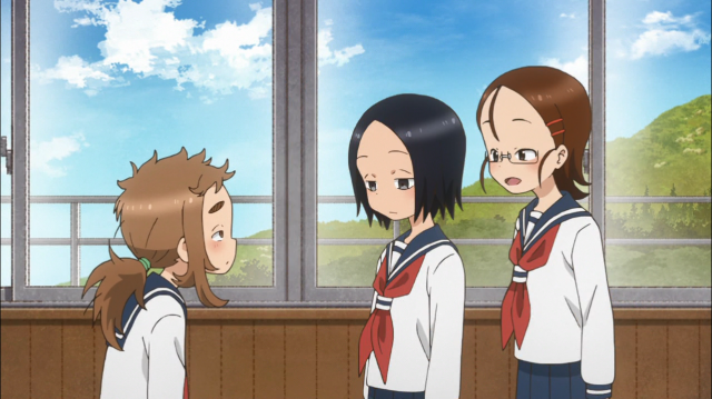O trio Mina, Sanae e Yukari é sempre engraçado também