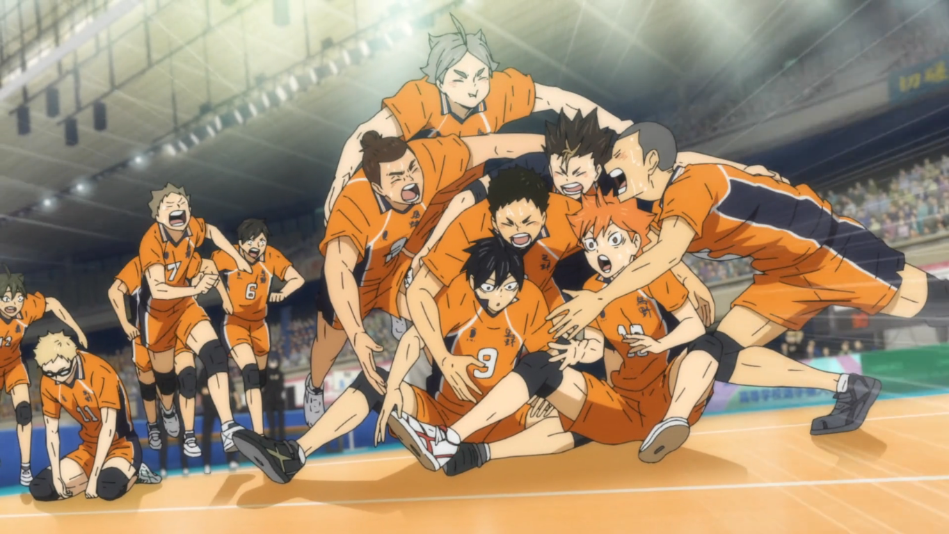 Haikyuu BR - Quem nunca mentiu sobre a altura né 😳 [Quarta temporada,  episódio 12] ~Coruja