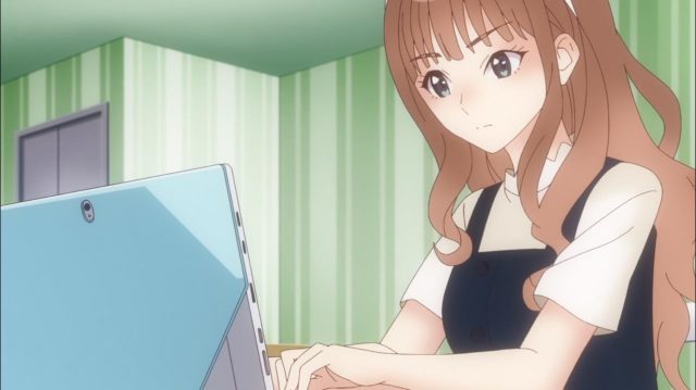 Miyako alcança Yukiko antes de Ruka, Hiori, Momo ou Uta, usando a internet
